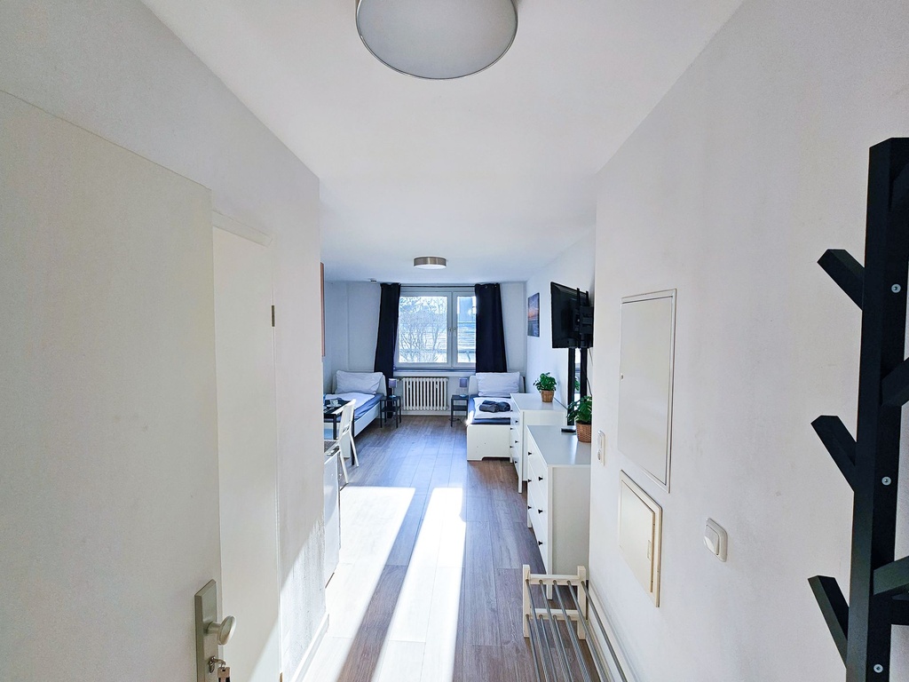 möbliertes Apartment mit 2 Einzelbetten