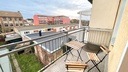 Balkon mit Sitzmöglichkeit