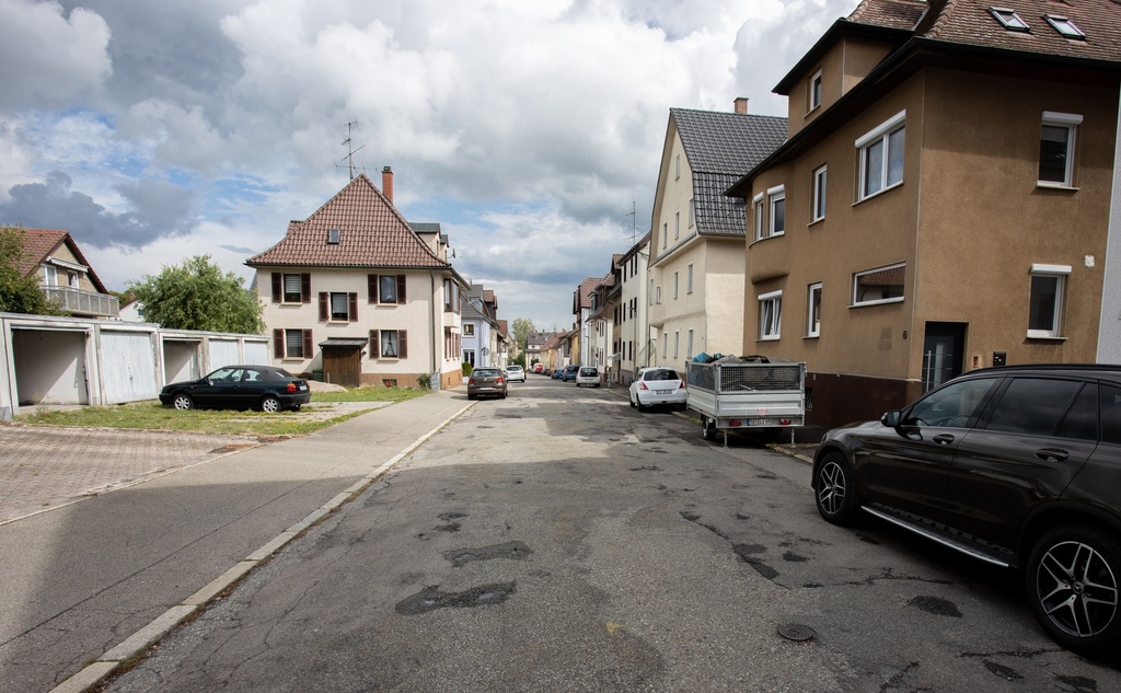 Parkplatz vor dem Haus